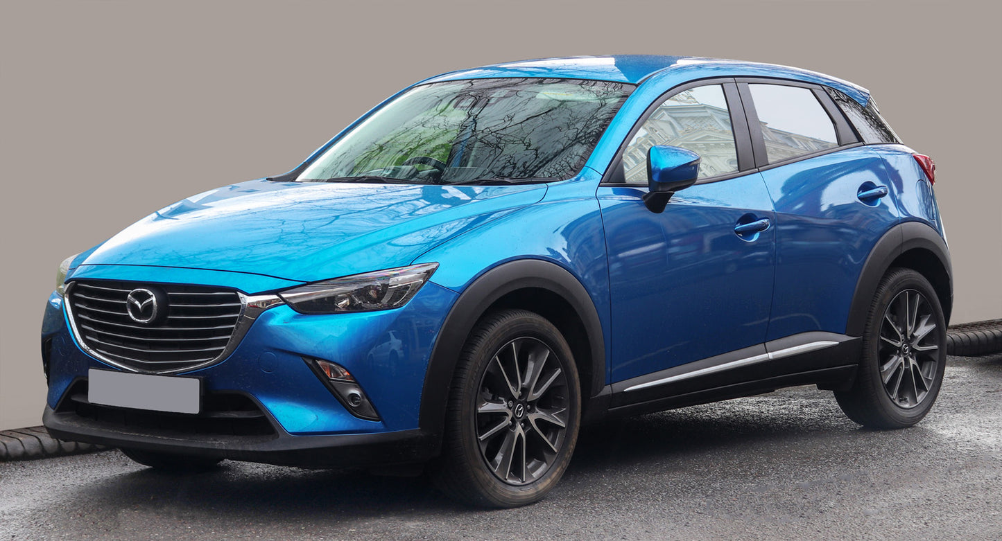 protector de parachoques trasero MAZDA CX-3 negro