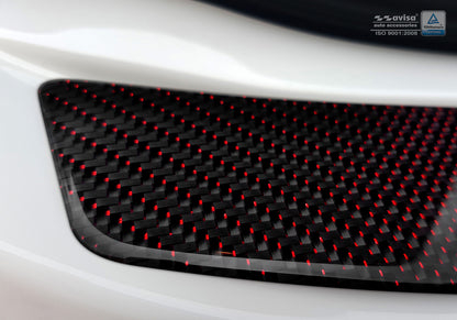 protector de parachoques trasero MERCEDES CLS (C218) rojo / negro