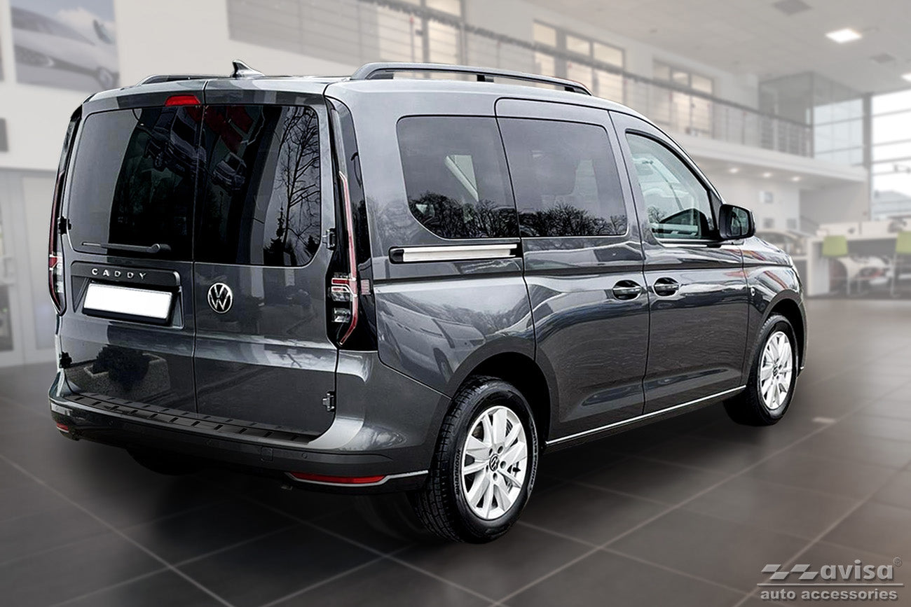 protector de parachoques trasero VW CADDY CARGO negro 2020+