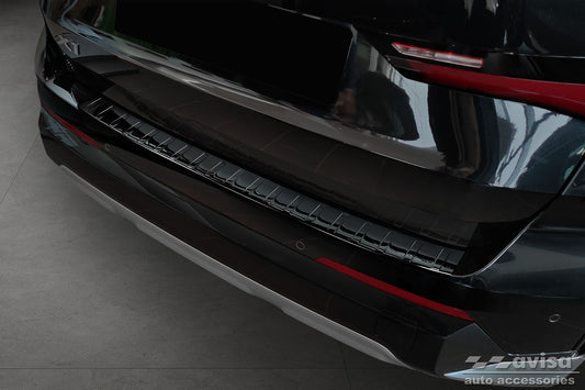 protector de parachoques trasero BMW X1 U11 negro espejo