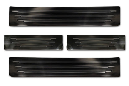 Protector umbral de puertas TOYOTA HILUX plata satinado
