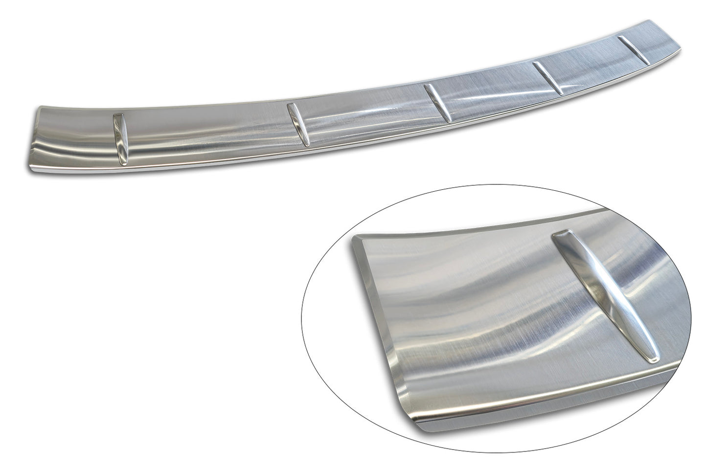 protector de parachoques trasero BMW 5 Touring plata