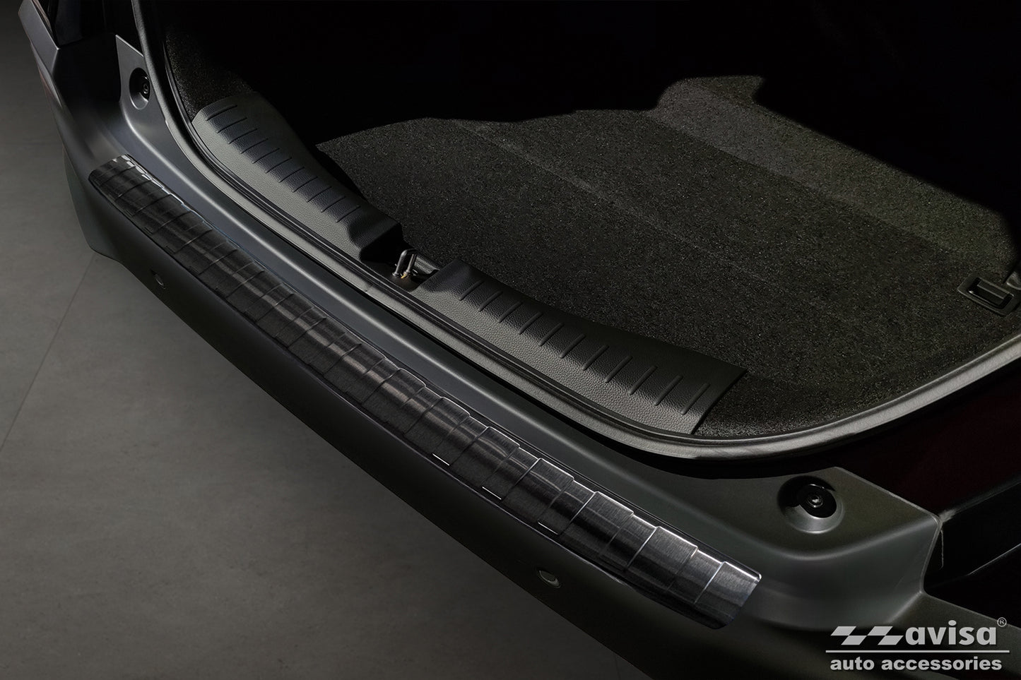 protector de parachoques trasero HONDA JAZZ CROSSTAR negro