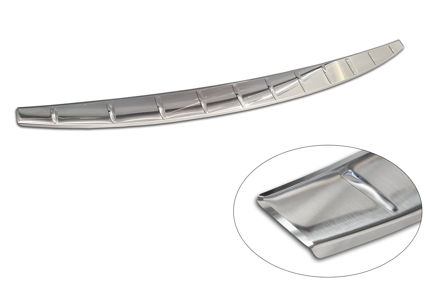 protector de parachoques trasero VOLVO EX30 plata satinado