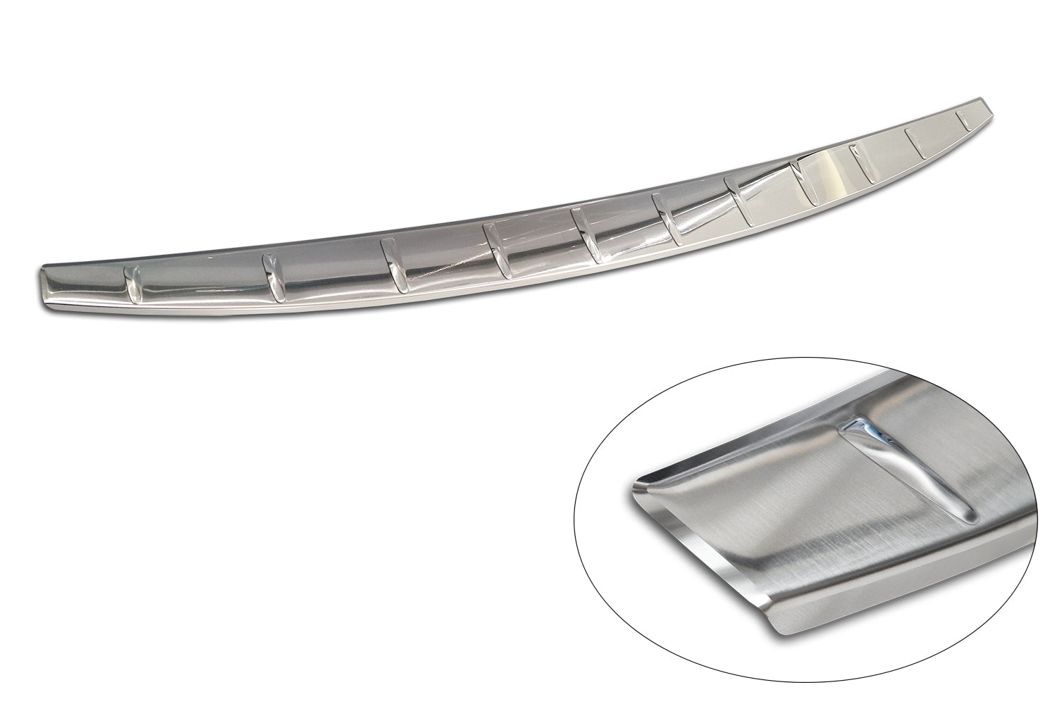 protector de parachoques trasero VOLVO EX30 plata satinado