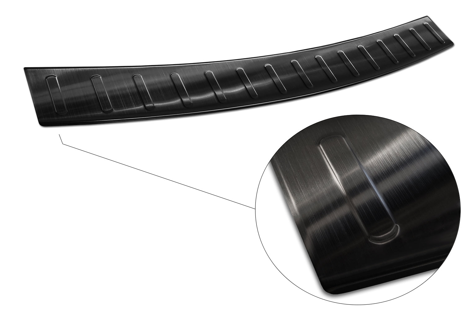 protector de parachoques trasero RENAULT LAGUNA combi negro