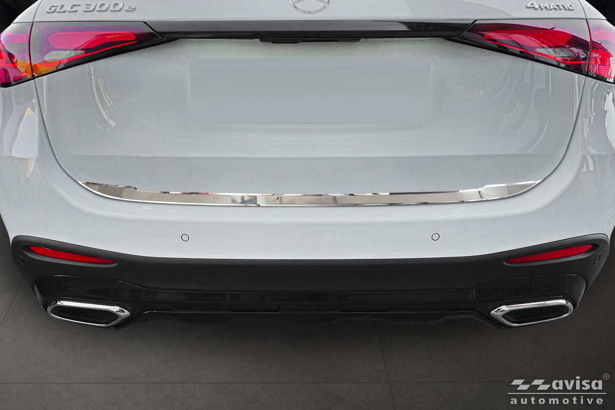 cubierta decorativa del portón trasero del MERCEDES GLC (X254) plata espejo