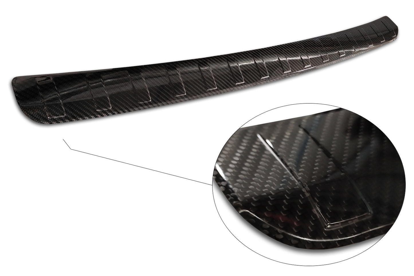 protector de parachoques trasero MERCEDES GLA H247 negro
