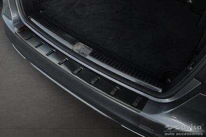 protector de parachoques trasero MERCEDES CLASE C negro 2014-18+