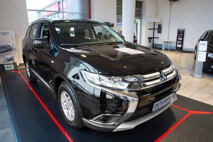 protector de parachoques trasero MITSUBISHI OUTLANDER negro