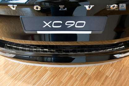 protector de parachoques trasero VOLVO XC90 negro