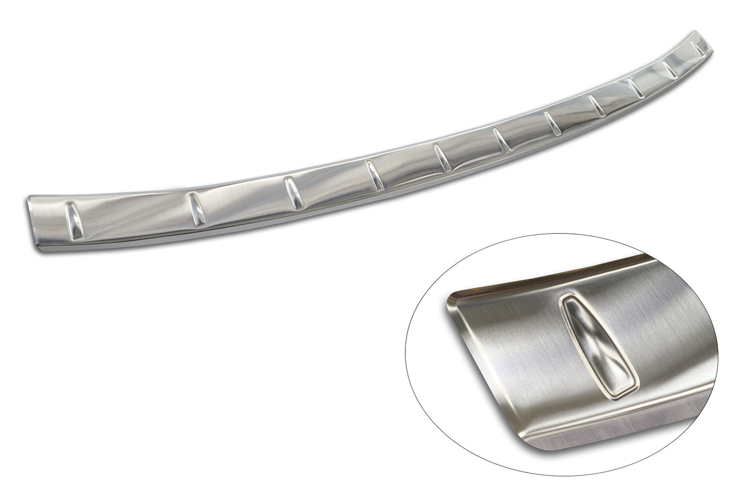 protector de parachoques trasero SKODA KODIAQ plata satinado