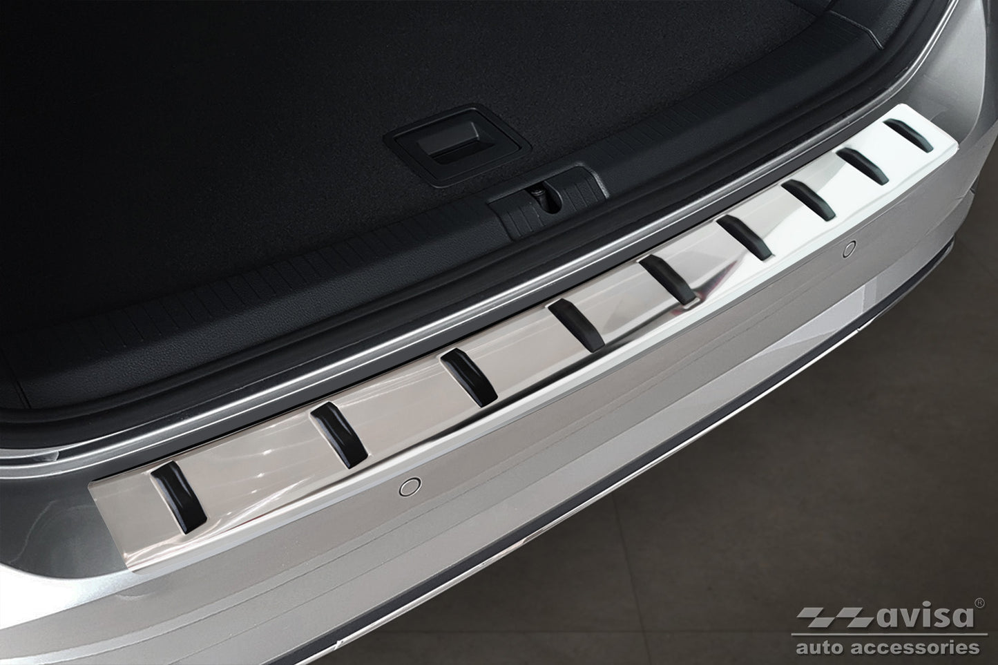 protector de parachoques trasero VW GOLF Variant plata