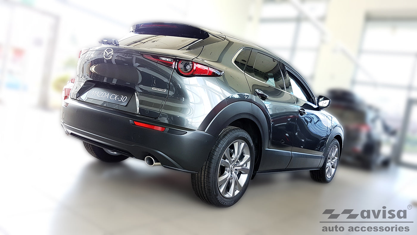protector de parachoques trasero MAZDA CX-30 negro