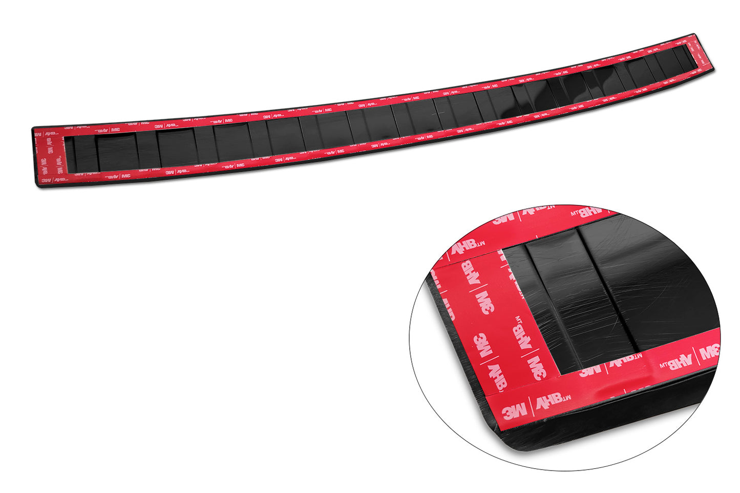 protector de parachoques trasero BMW 2 ACTE TOURER negro espejo
