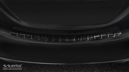 protector de parachoques trasero MERCEDES CLASE C negro