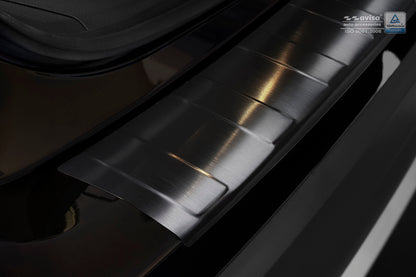 protector de parachoques trasero MITSUBISHI OUTLANDER PHEV negro