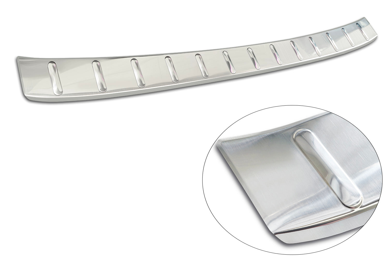 protector de parachoques trasero VW TAYRON plata satinado