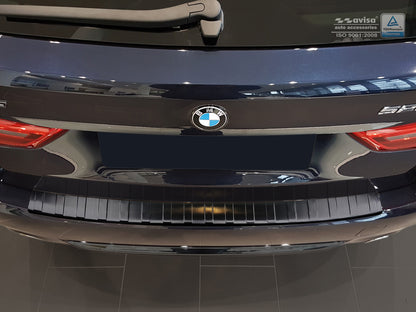 protector de parachoques trasero BMW 5 G31 touring negro