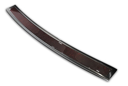 protector de parachoques trasero BMW X3 F25 negro acero , rojo fibra de carbono