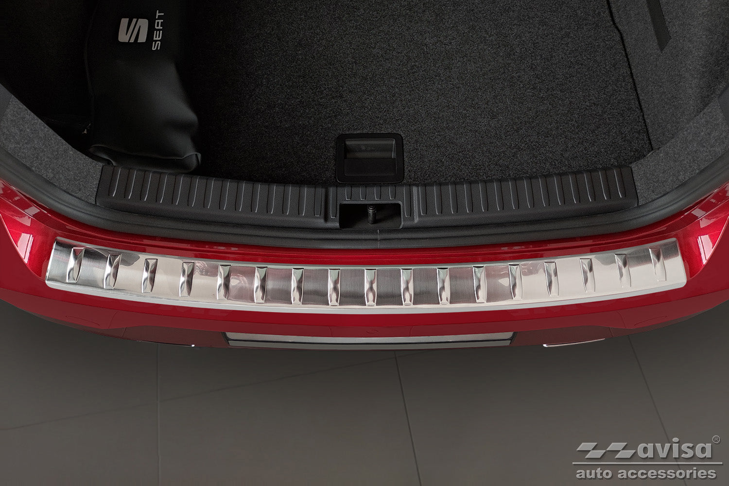 protector de parachoques trasero SEAT IBIZA plata