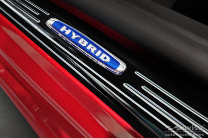 Protector umbral de puertas blue ''HYBRID ' FORD FOCUS hatchback negro espejo