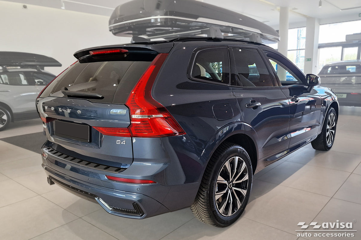 Protector umbral de puertas en relieve VOLVO XC60 R-Design negro 2017-21+