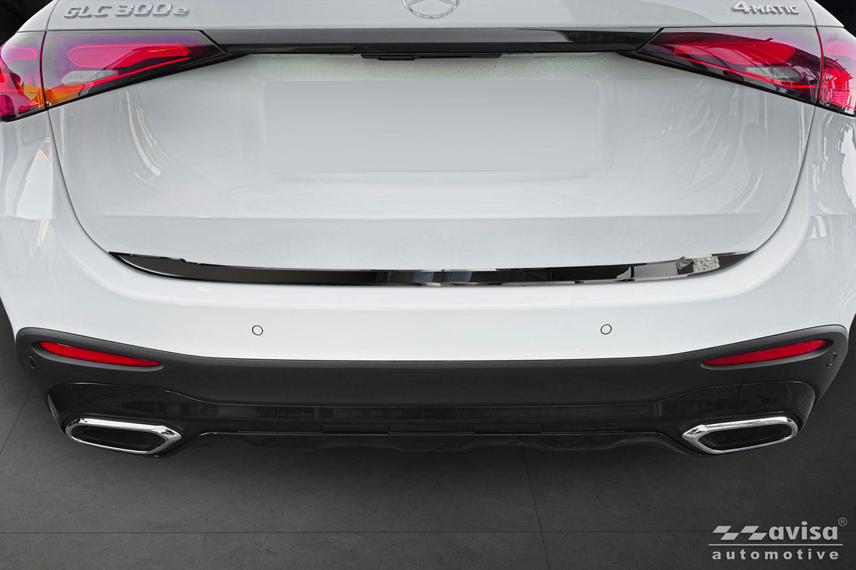 cubierta decorativa del portón trasero del MERCEDES GLC (X254) negro espejo