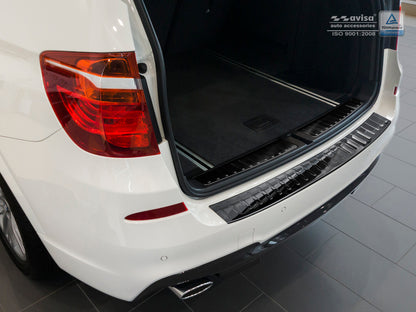 protector de parachoques trasero BMW X3 F25 negro espejo