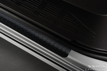 Protector umbral de puertas patrón grano VW MULTIVAN T7 negro mate