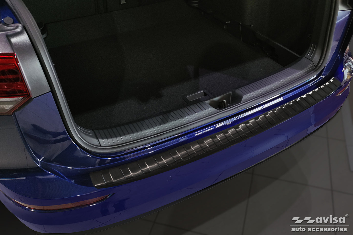 protector de parachoques trasero VW GOLF variant negro