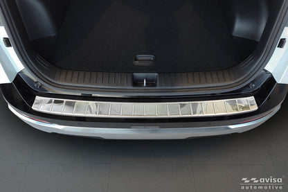 protector de parachoques trasero KIA SPORTAGE plata satinado 2025+