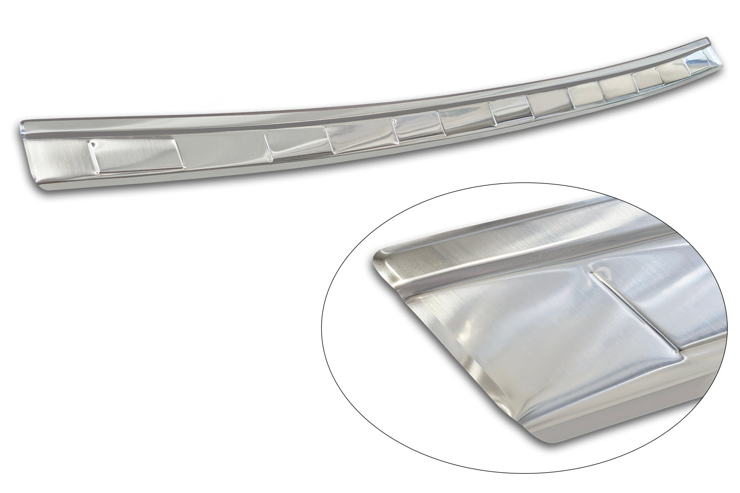 protector de parachoques trasero DACIA DUSTER plata satinado