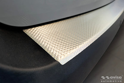 protector de parachoques trasero FORD TOURNEO COURER plata satinado 2023+