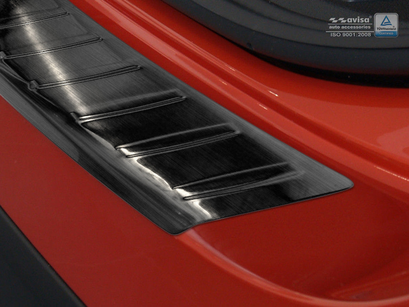 protector de parachoques trasero BMW X1 E84 negro