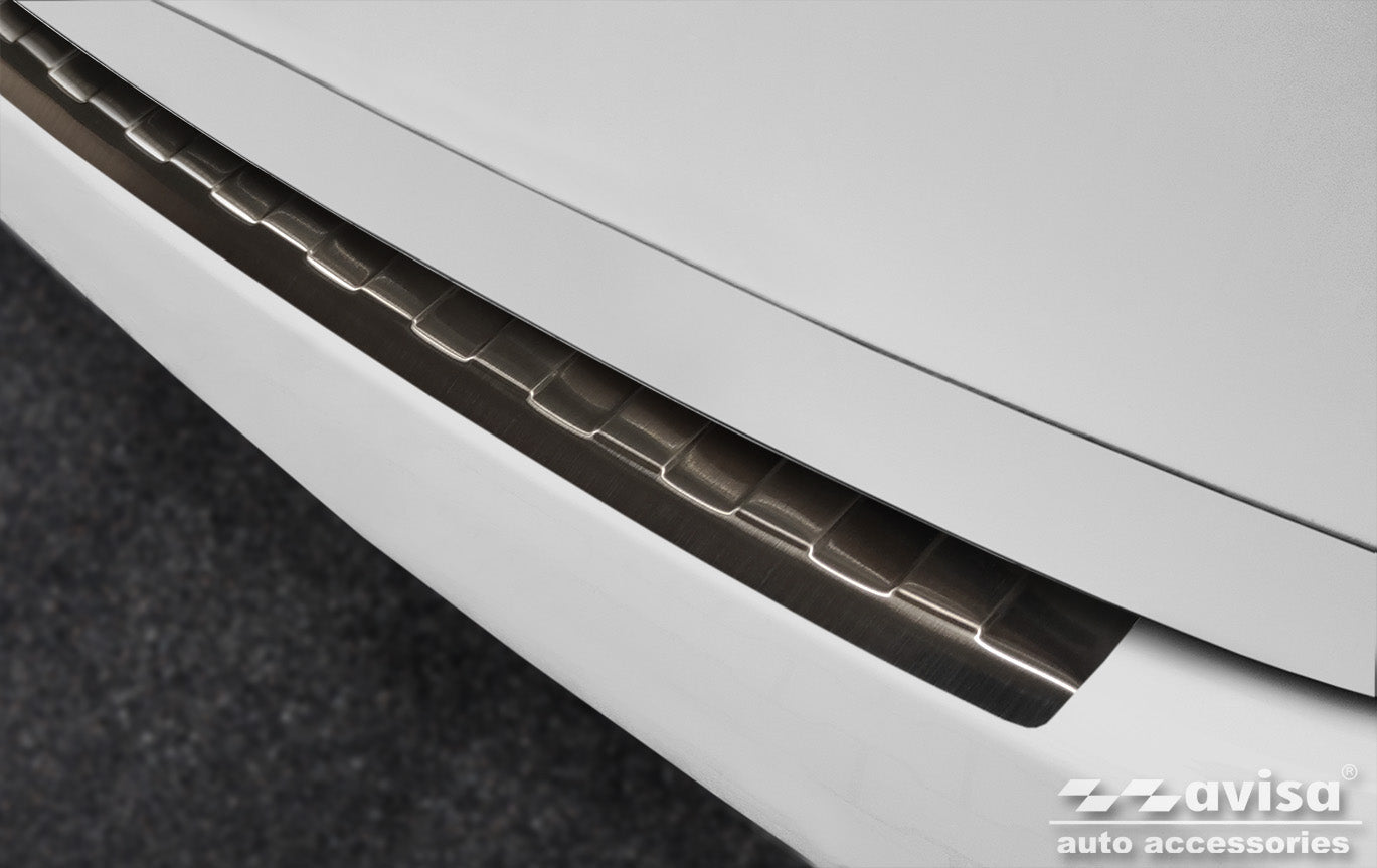 protector de parachoques trasero PORSCHE CAYENNE (92A) negro