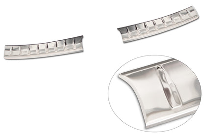 protector de parachoques trasero 2 piezas CITROEN C4X plata