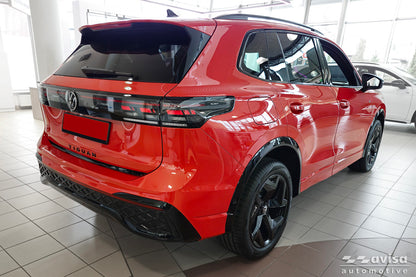 cubierta decorativa del portón trasero del VW TIGUAN negro espejo
