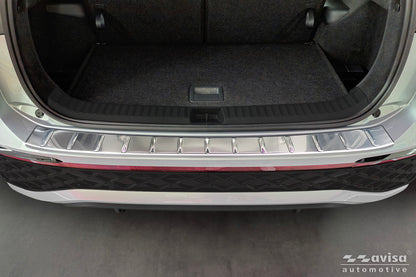 protector de parachoques trasero VW TAYRON plata satinado