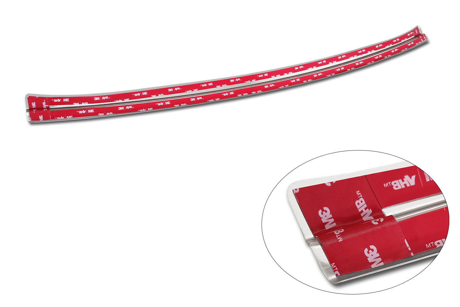 protector de parachoques trasero MERCEDES GLC (C254) plata