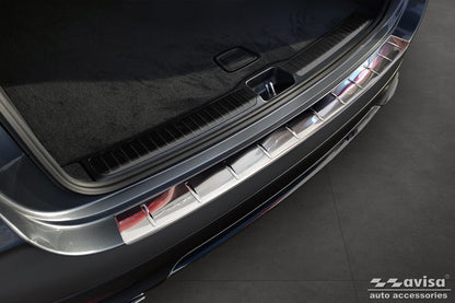 protector de parachoques trasero MERCEDES GLE W167 plata satinado