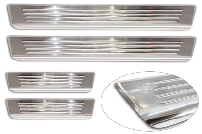 Protector umbral de puertas en relieve VOLVO EX 30 plata satinado