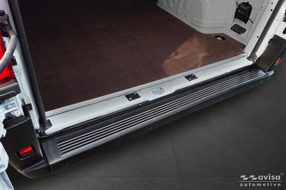 protector de parachoques trasero FIAT DUCATO negro