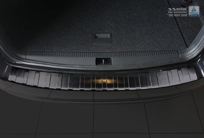 protector de parachoques trasero SKODA OCTAVIA combi negro