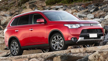 protector de parachoques trasero MITSUBISHI OUTLANDER PHEV negro