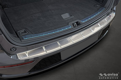 protector de parachoques trasero VOLVO EX 90 plata satinado