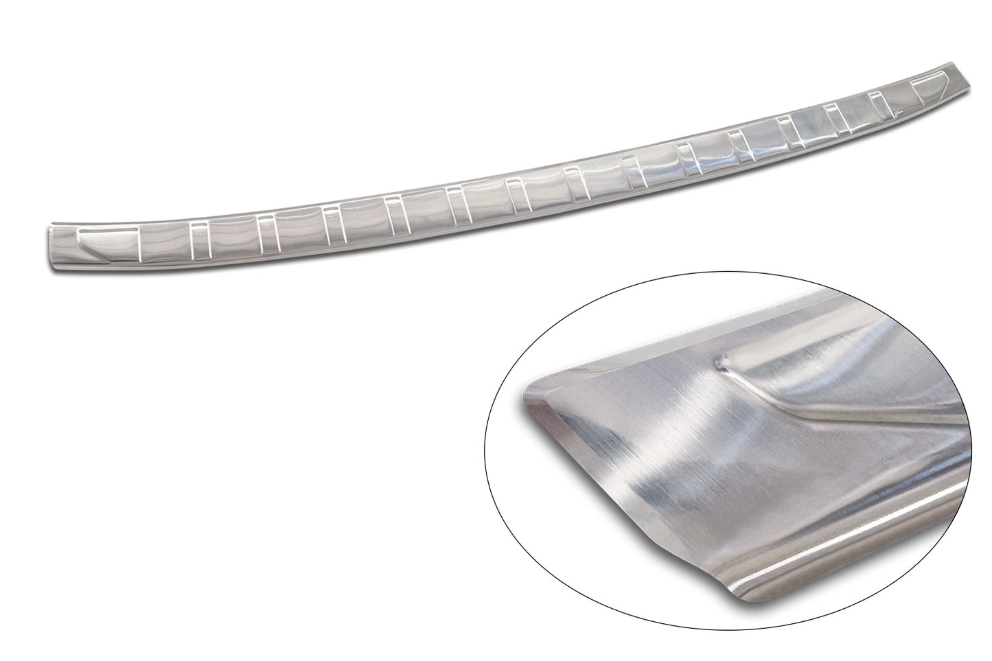 protector de parachoques trasero BMW X4 (G02/F98) plata satinado