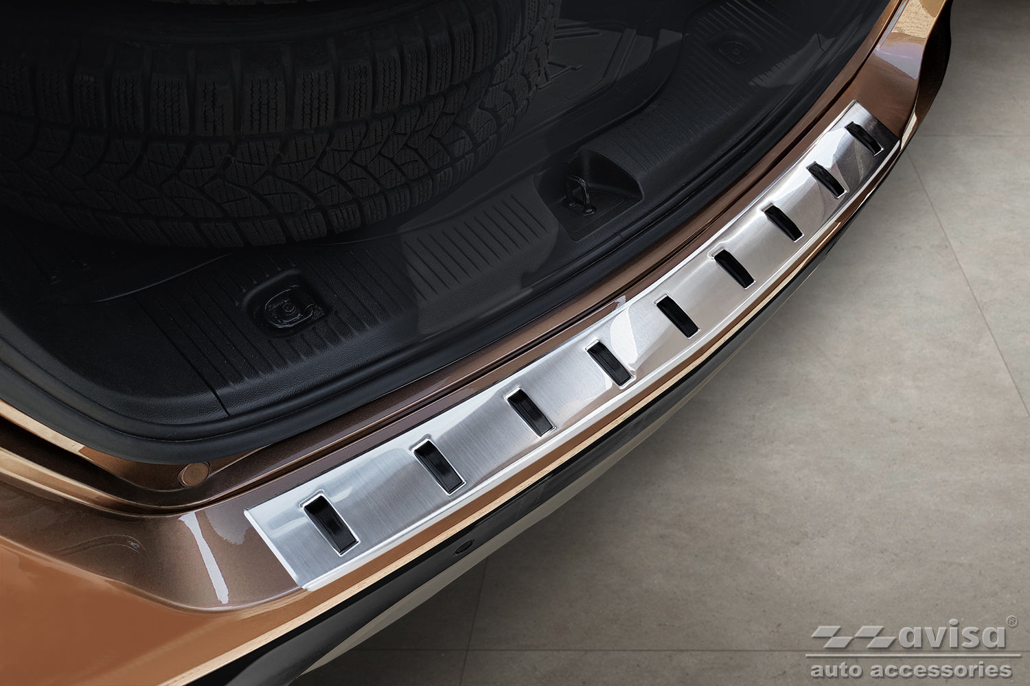 protector de parachoques trasero NEW OPEL MOKKA X plata