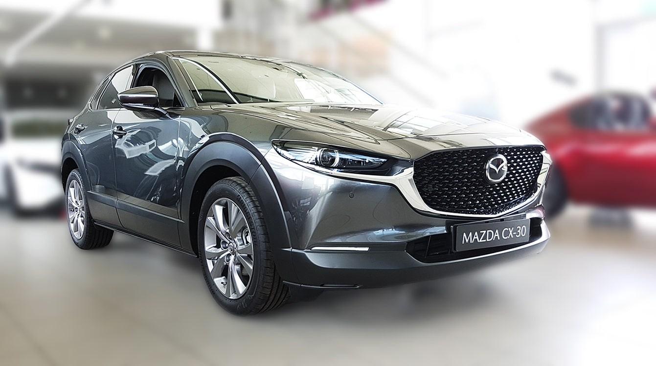 protector de parachoques trasero MAZDA CX-30 negro