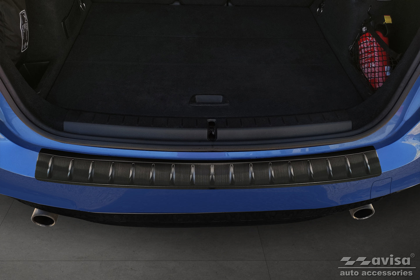 protector de parachoques trasero BMW 2 ACTE TOURER negro